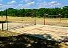 Pickleball court, volleyball court & basketball all overlooking the Frio River!
