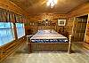 Master bedroom is large, spacious with ensuite bathroom and views of the Frio River.