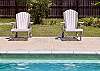 Lux poolside chairs.