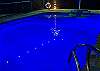 Beautiful underwater colored light.