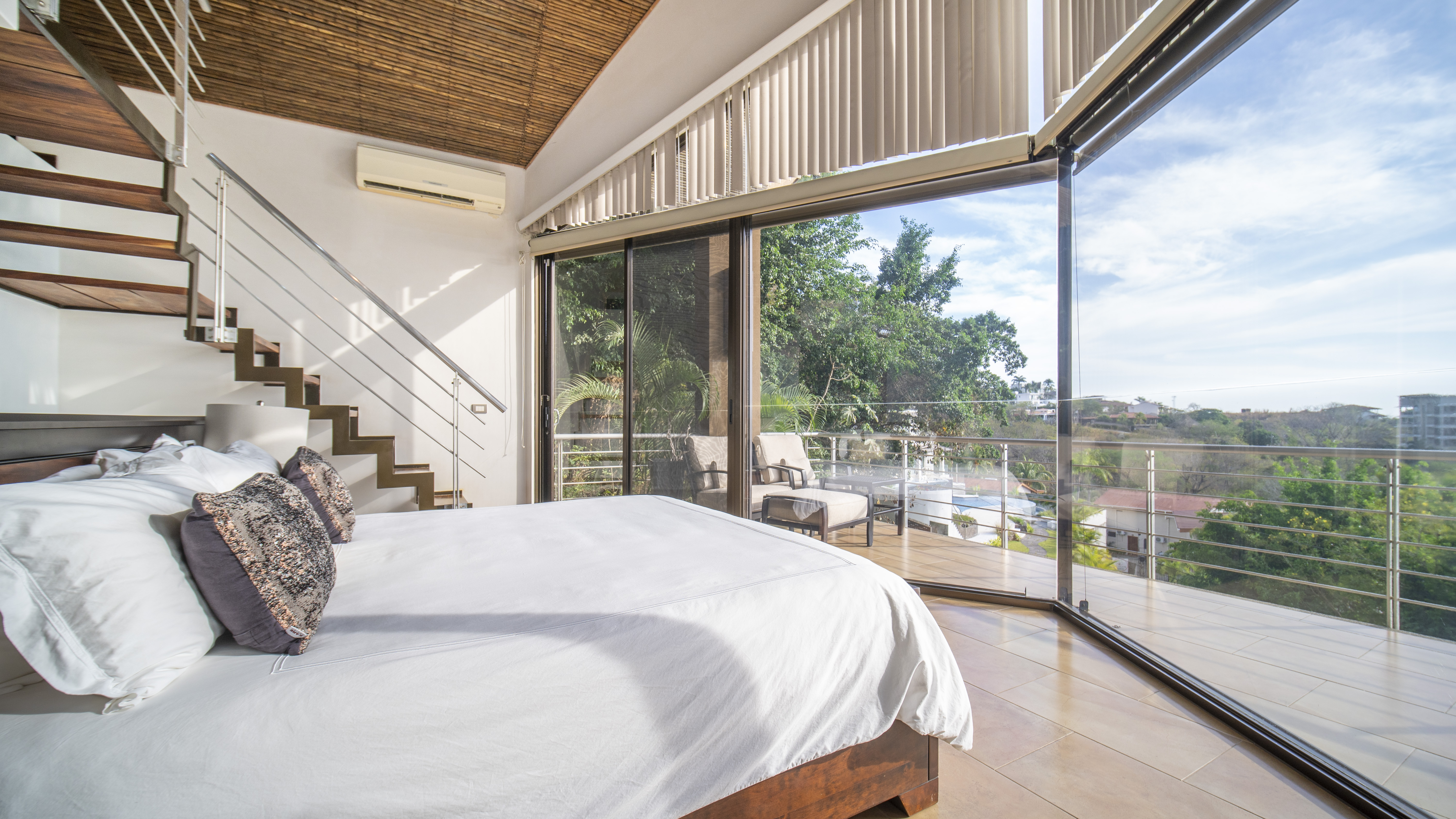 Master room with private balcony