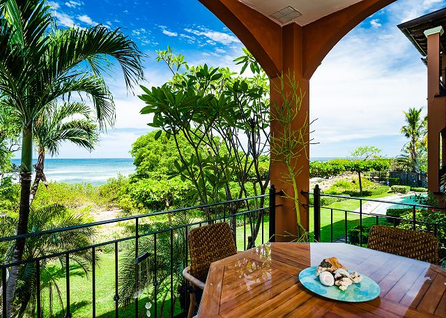 Beach front ocean views from patio