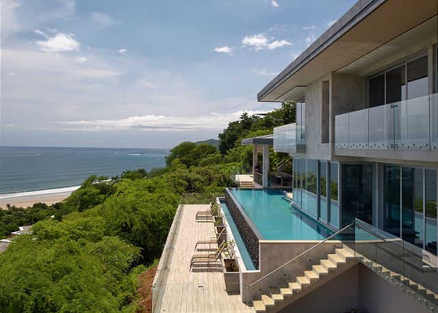 Inifinity pool, sun deck, ocean views