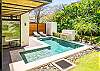 A terrace that opens to the patio and green areas where you can enjoy the views to the garden and pool area.