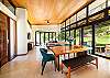 Lots of light and wooden details in our living room