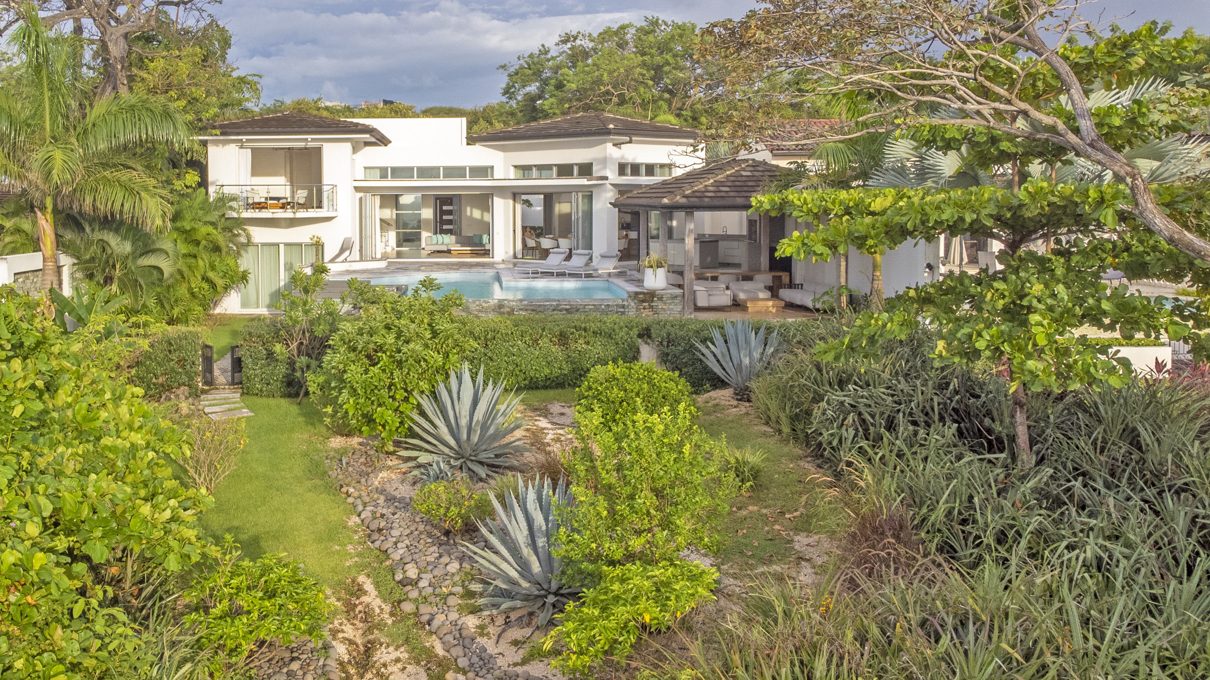 Villa View from Beach