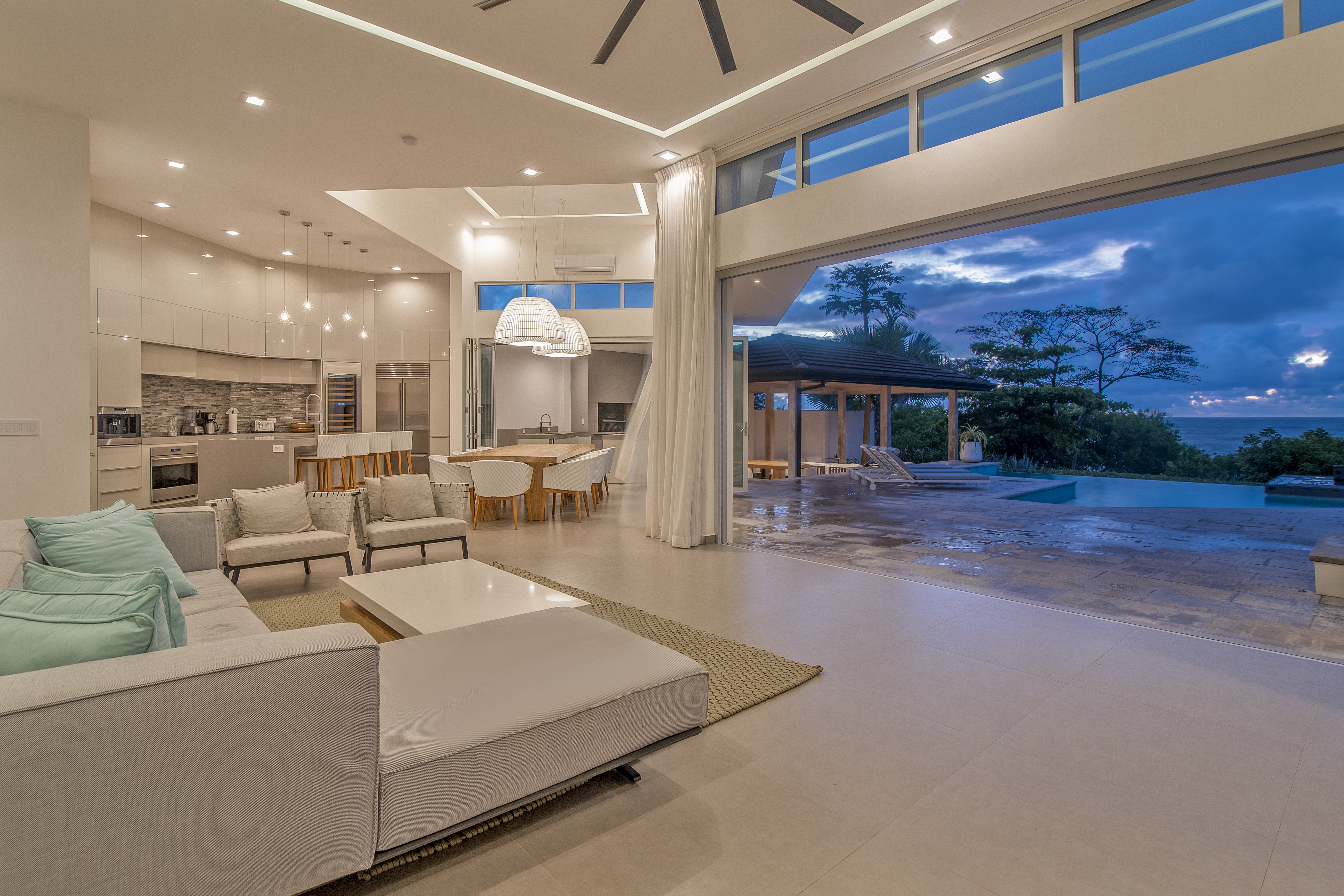 Living Room View of The Pool 