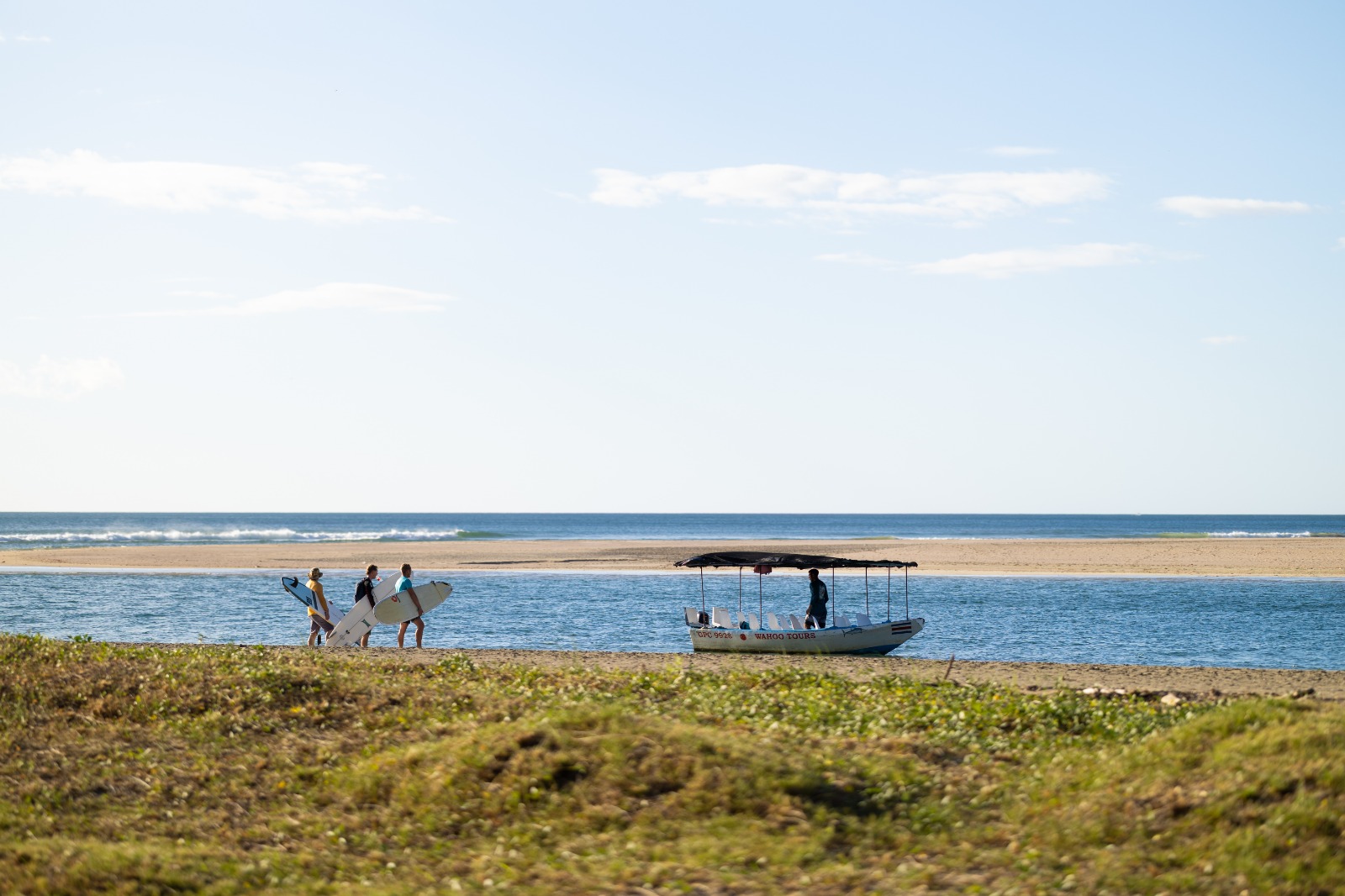 Like to catch a boat ride to Playa Grande?