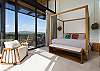 Master bedroom with view