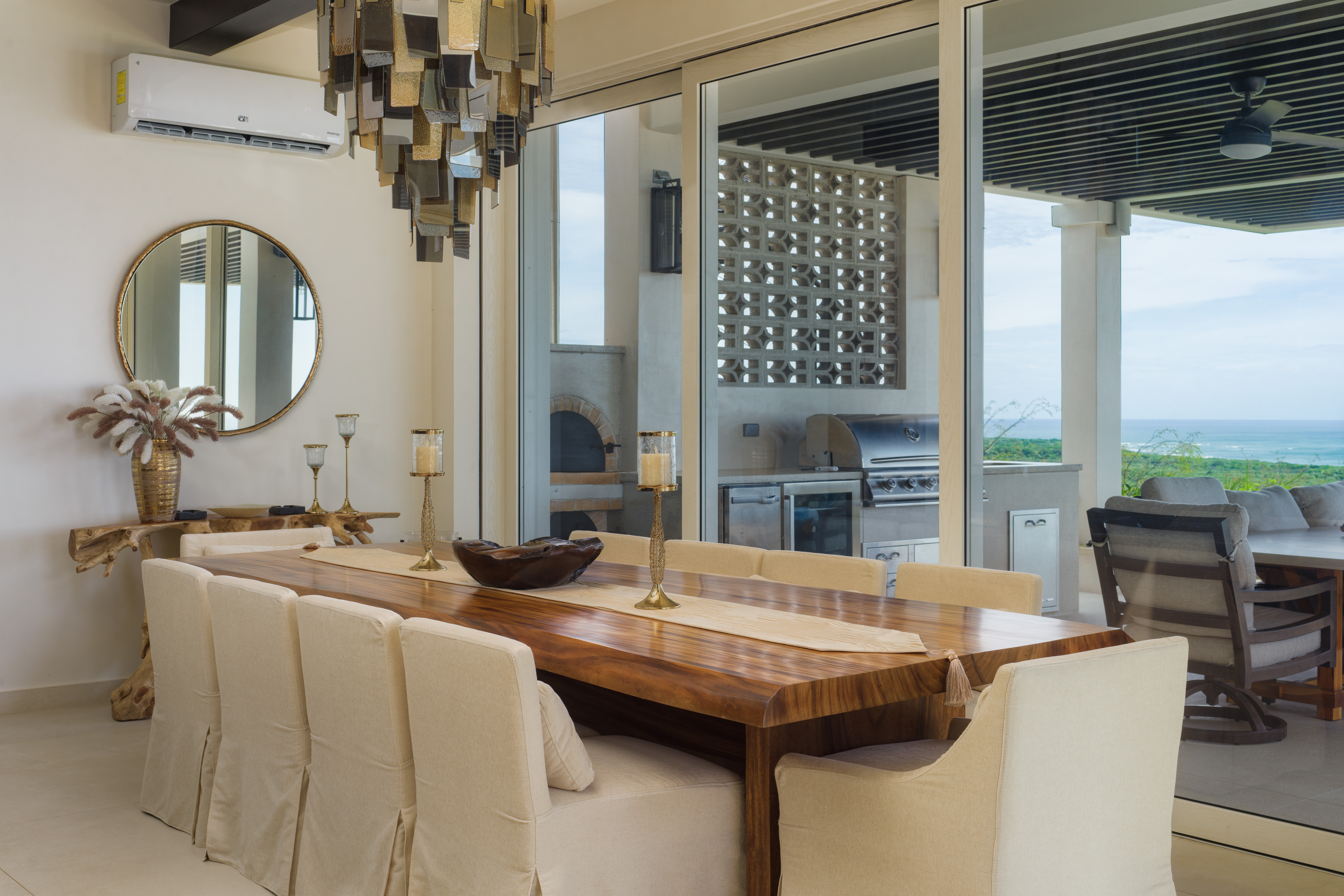 Indoor dining area