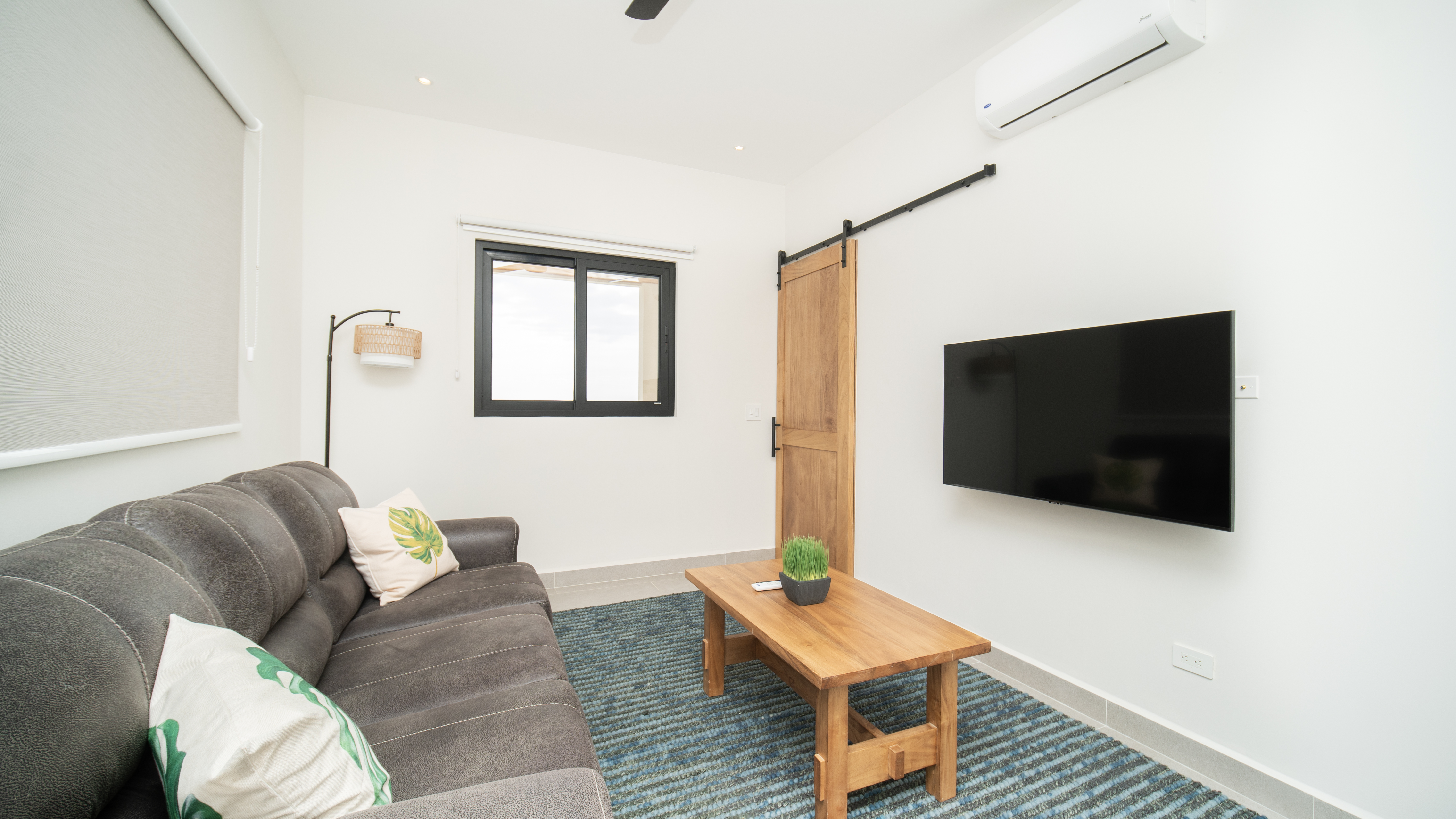 Office with a pull-out couch 