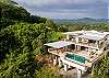 Casa Narime atop the green hills of Tamarindo