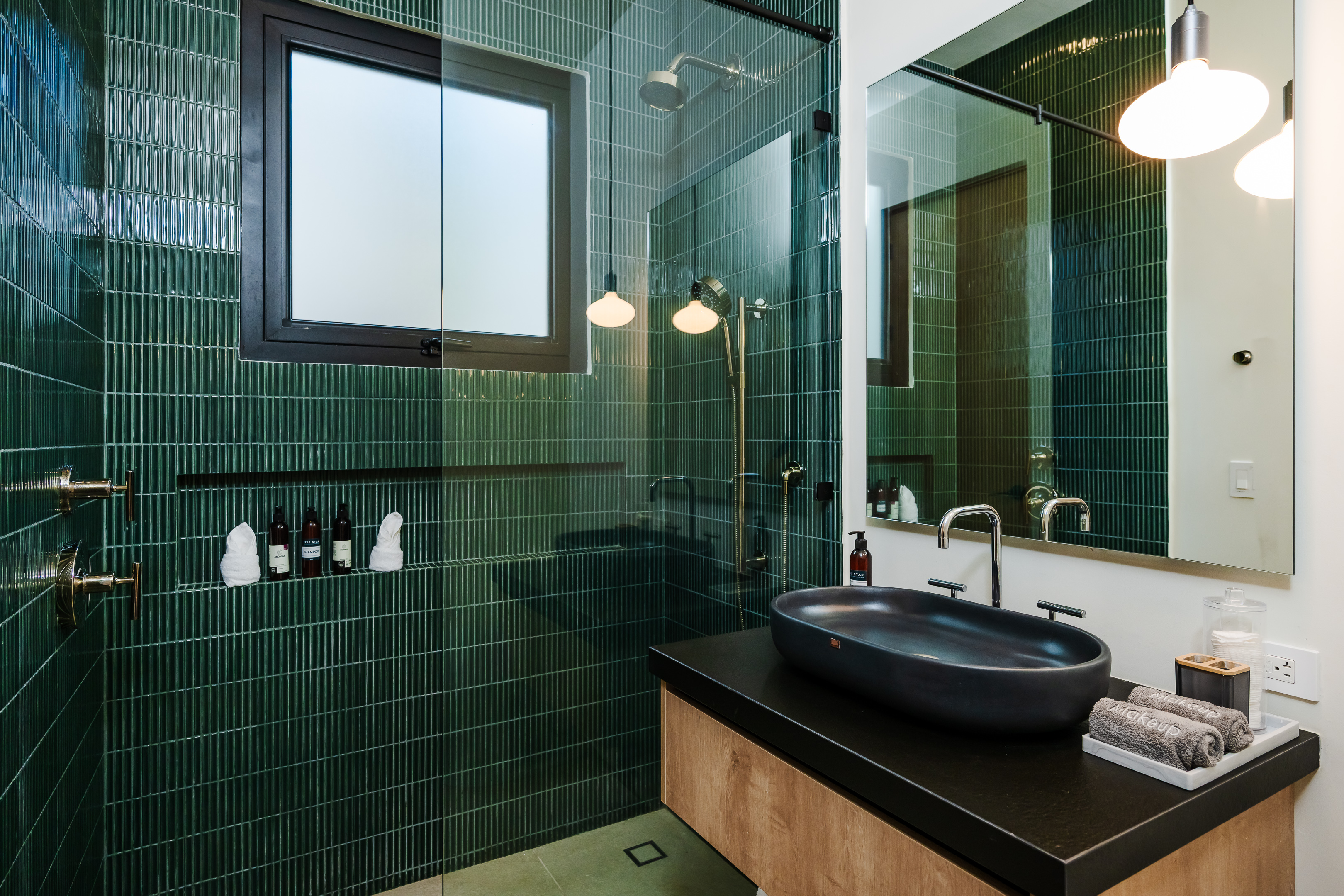 Family room bathroom