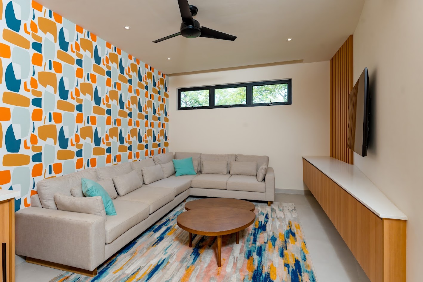 Inviting TV room