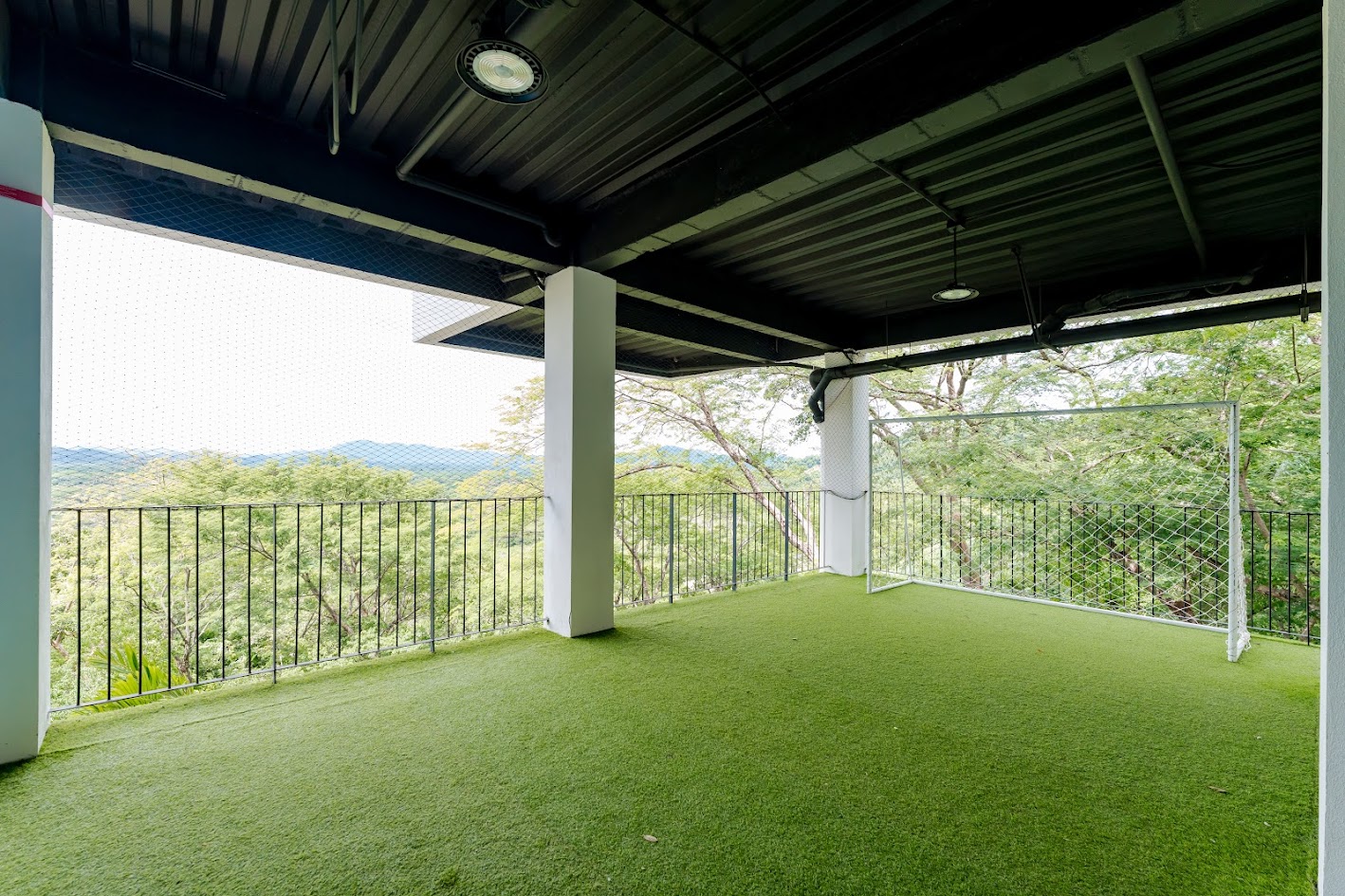 Green area for soccer or any other family outdoor games