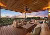 Rooftop terrace is ideal for relaxing