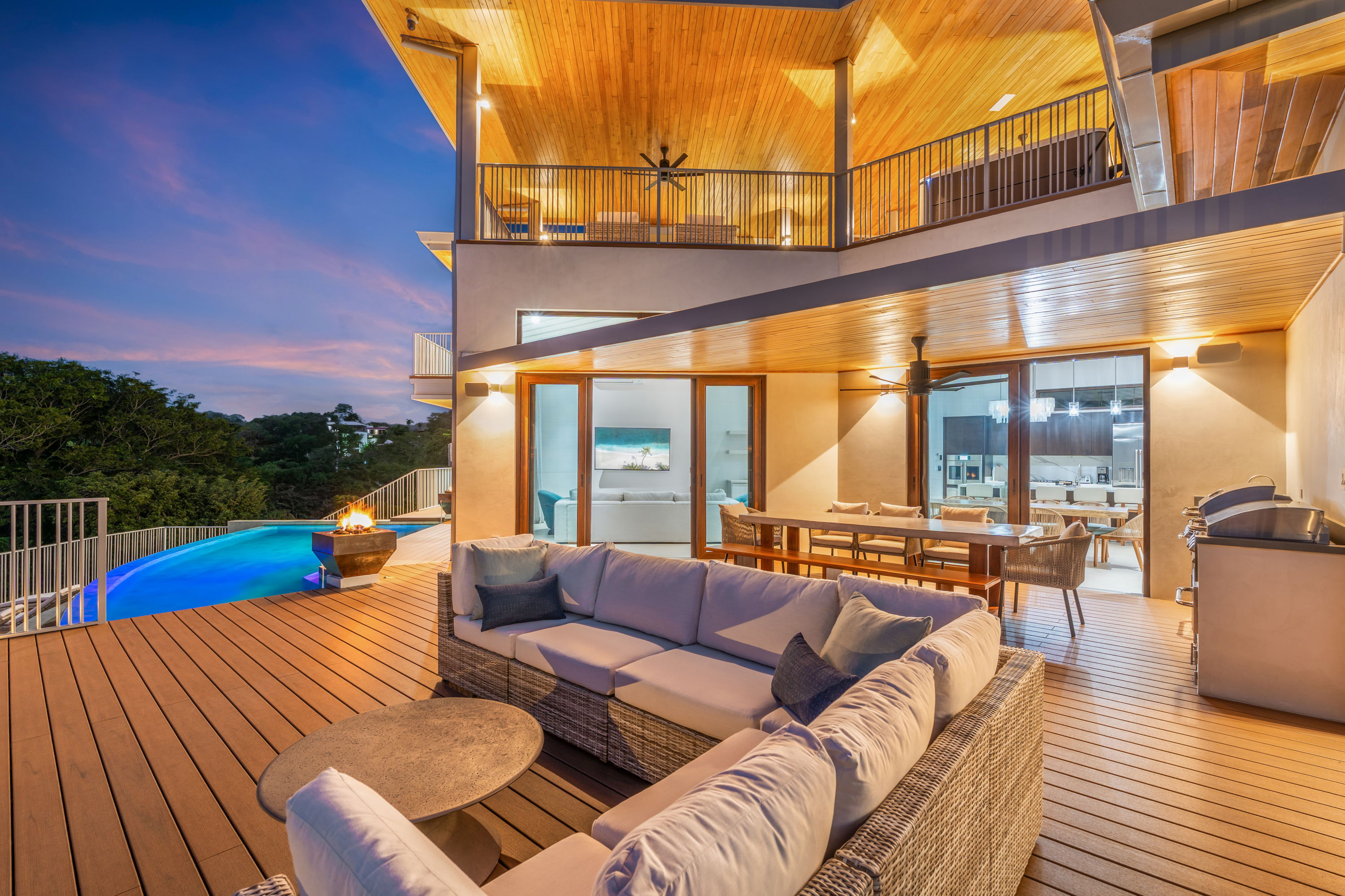 Comfortable outdoor seating