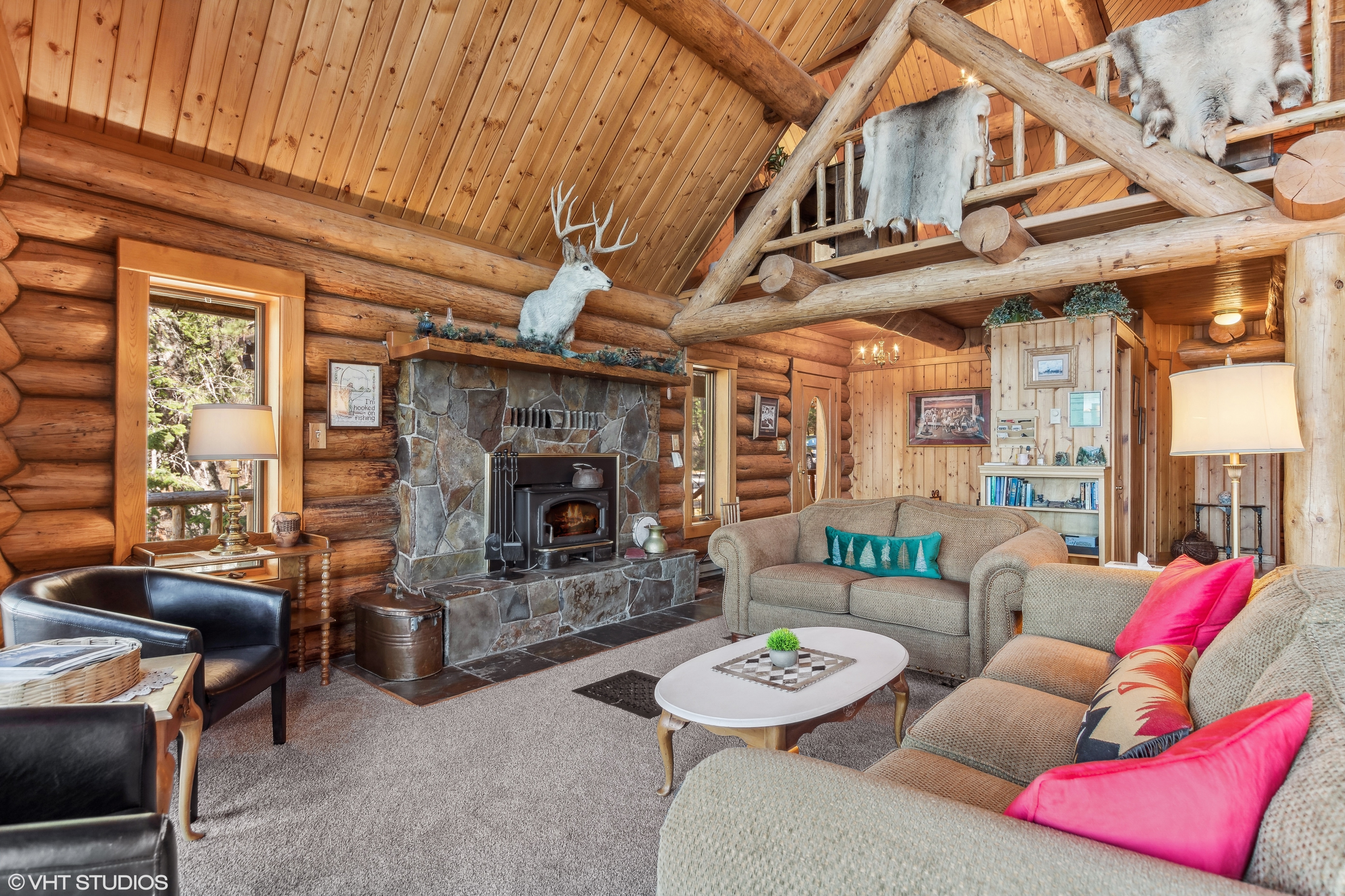 Living Room with Fireplace