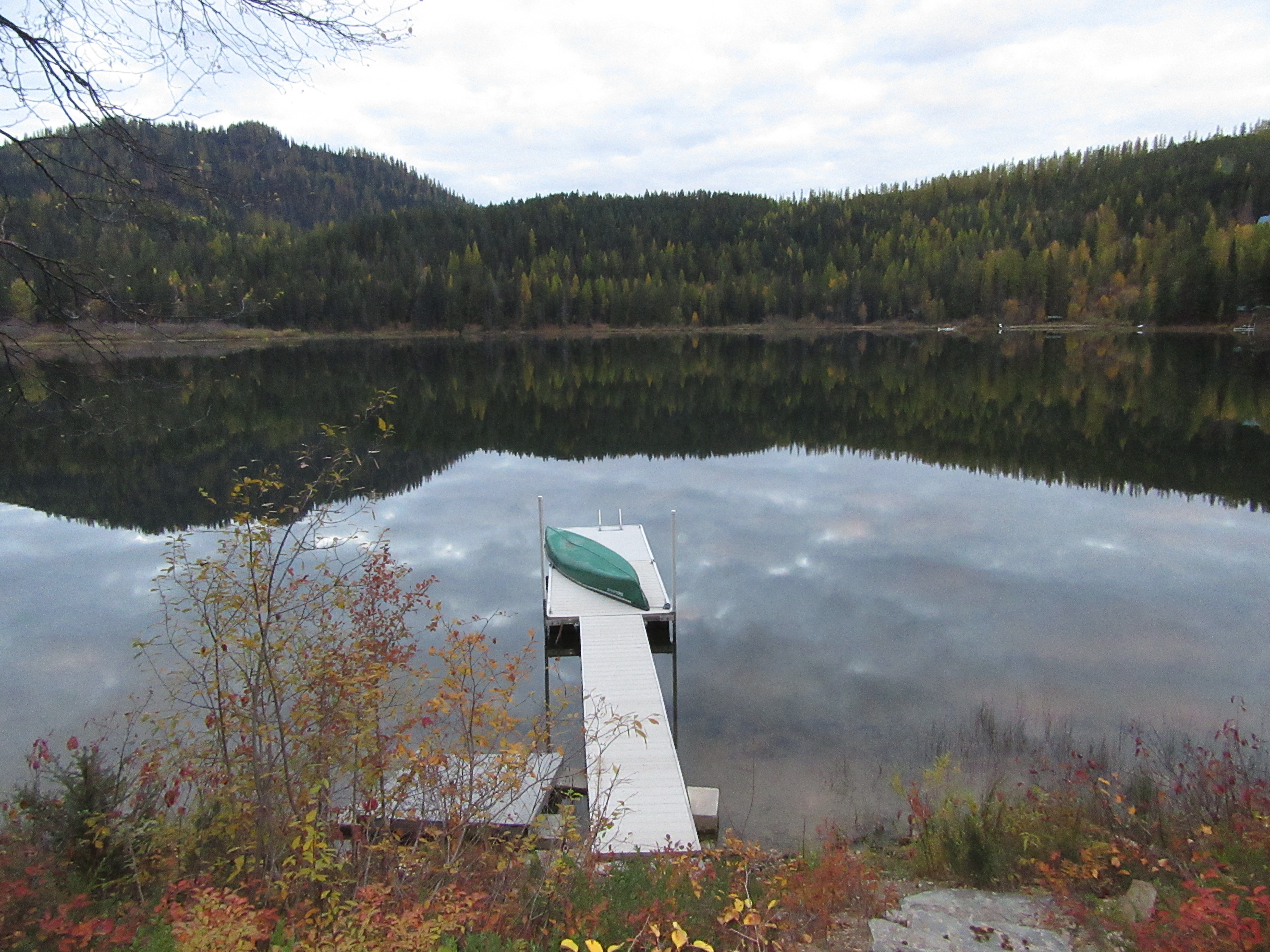 Canoe on Dock