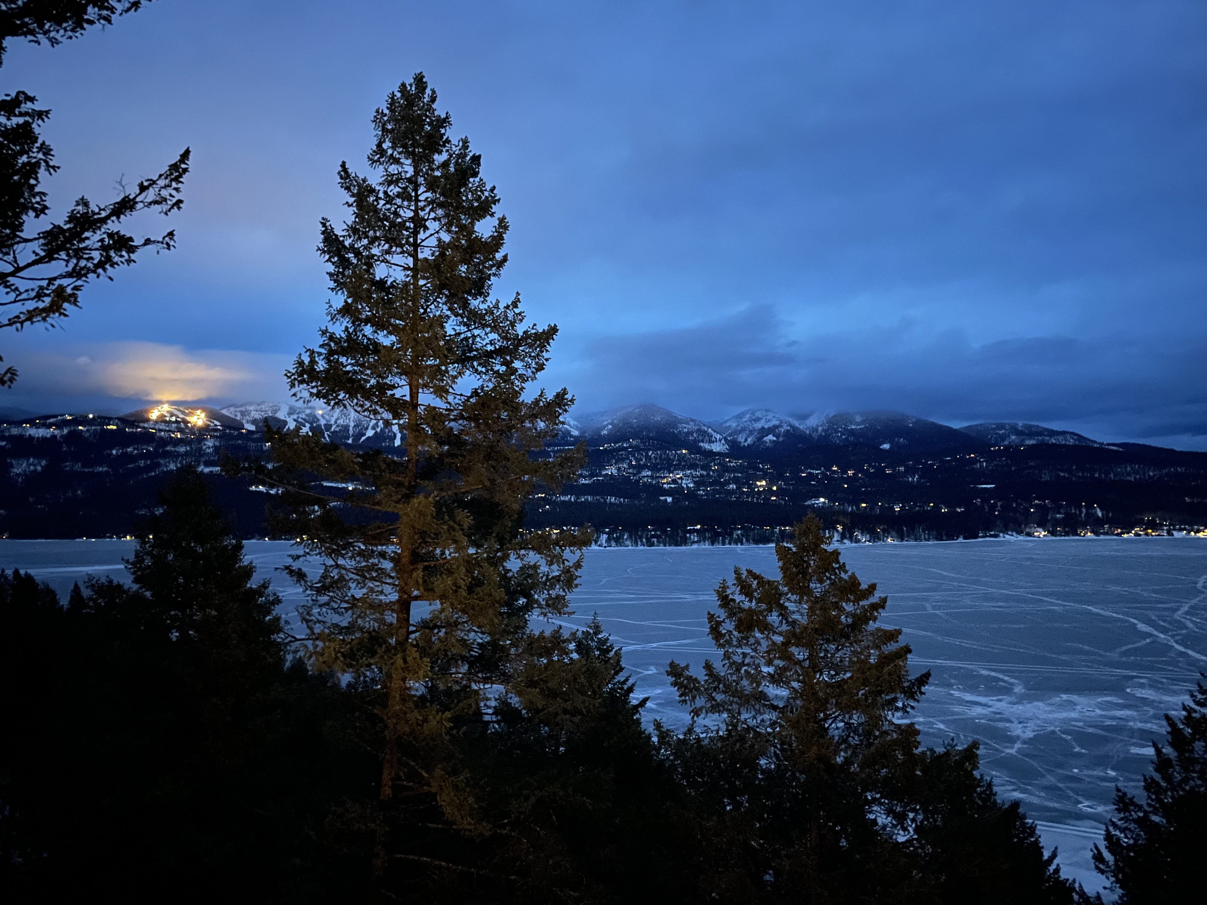 Winter views of Big Mountain