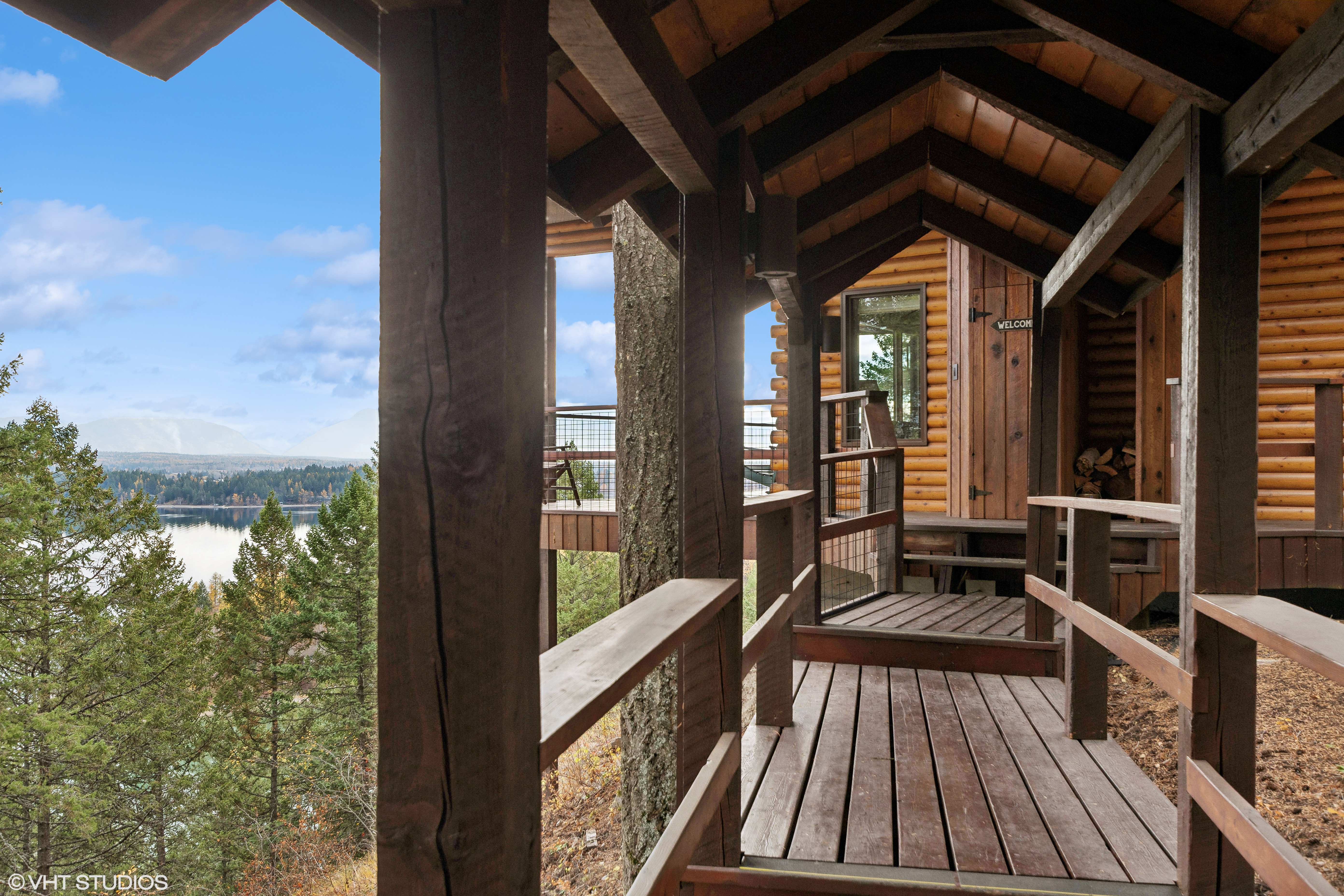 Entrance to covered porch