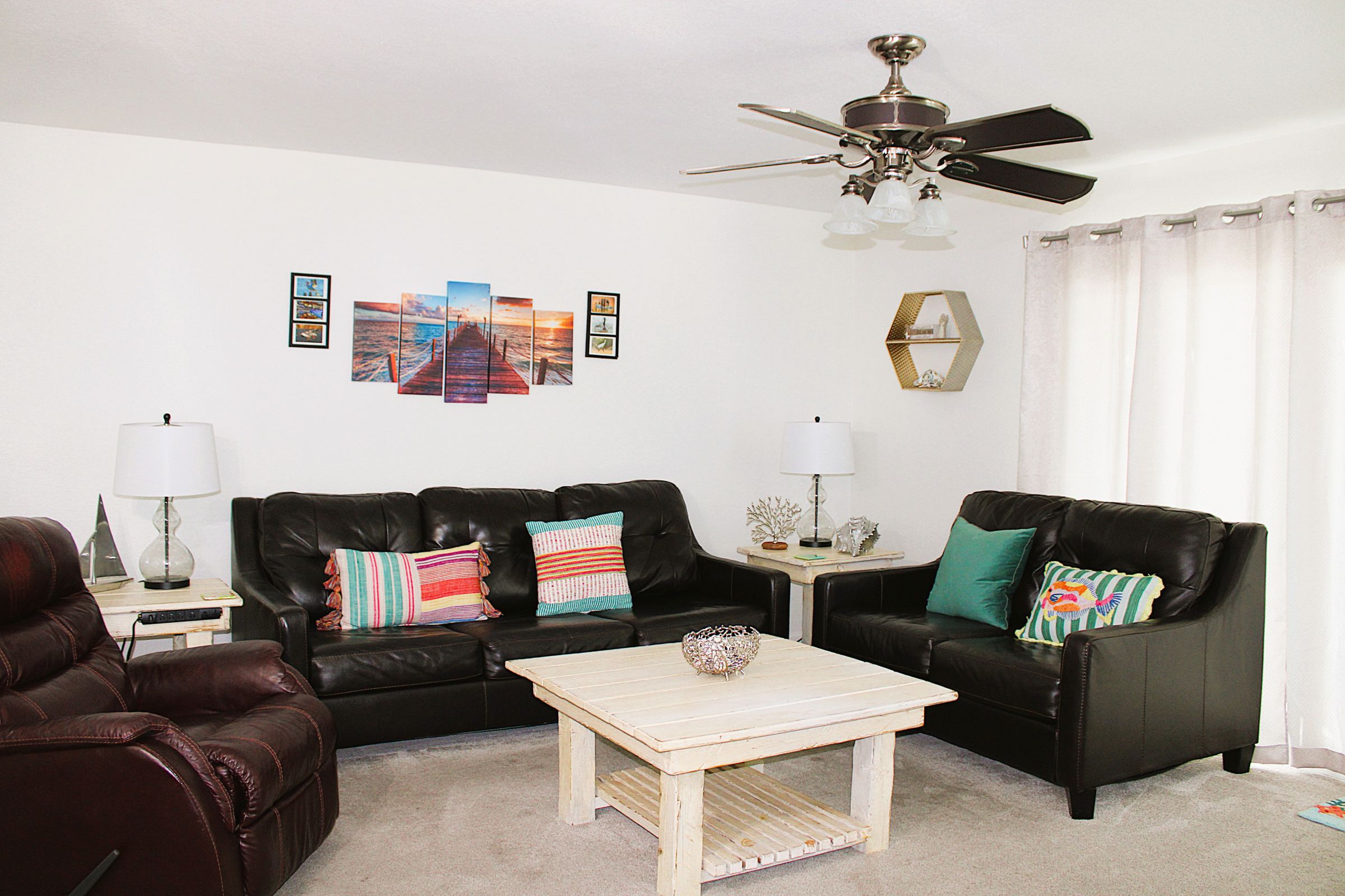 One bedroom condo with boat parking off back deck