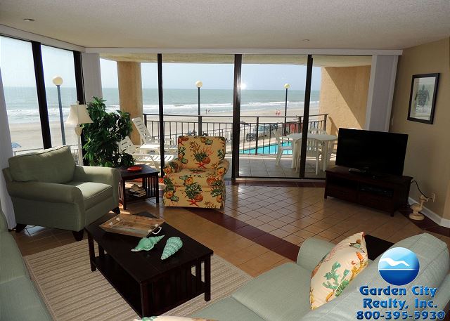 Surf Master 1110 Ocean Front Garden City Beach Rentals
