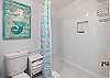 Downstairs Jack and Jill Bathroom with Tub/Shower Combo