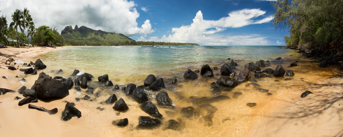 Anahola Bay, South end