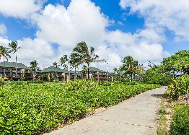 Walking Path at Kaha Lani Resort