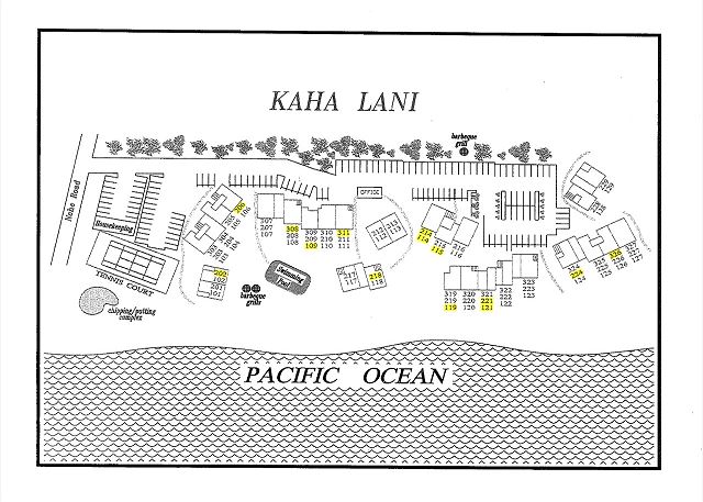 Kaha Lani Map