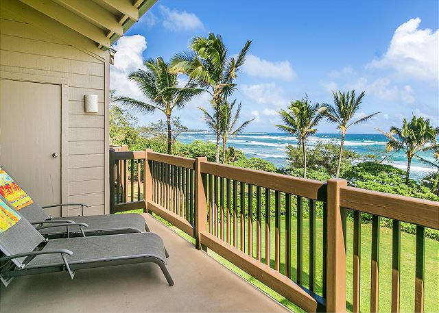 Lounge on your Private Oceanfront Lanai