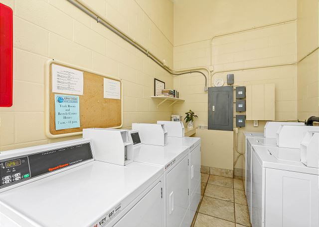 Coin Operated Laundry Room- Ground Floor