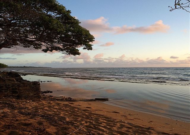 Kauai Kailani Beach at Sunset