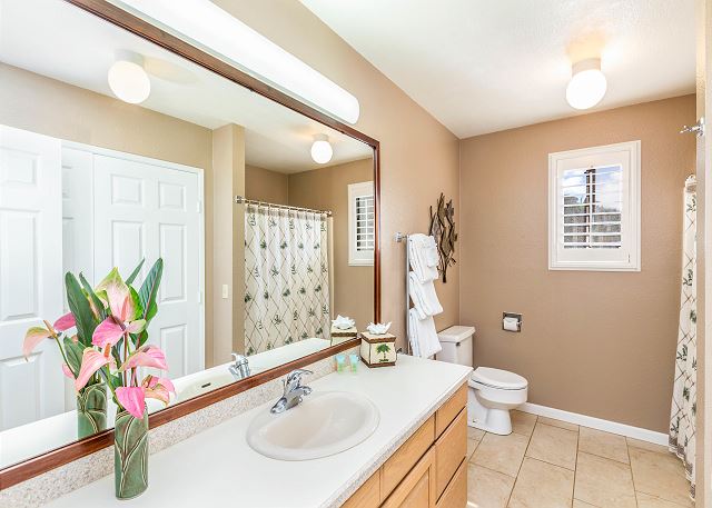 Master Bathroom with Shower Tub