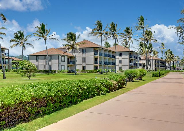 Coastal Path fronting Resort