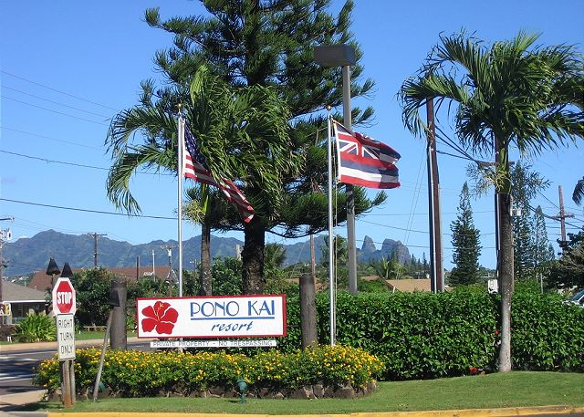 Entry to Pono Kai