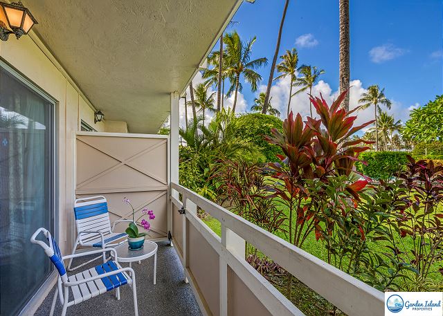 One of Two Private Outdoor Lanais