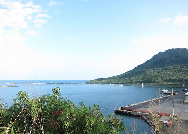Nawiliwili Harbor nearby