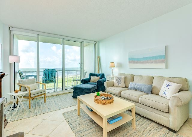 0609  Coastal Tide Retreat  Beachfront Gulf Escape Sleeps 4