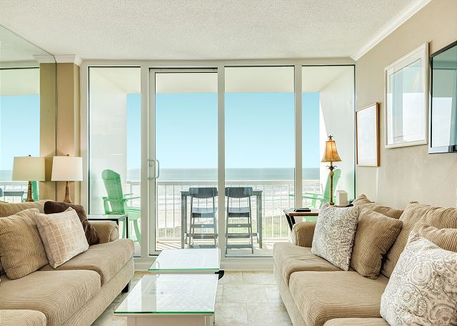 0910 Seashore Sensation, Oceanfront Condo w/2 Balconies