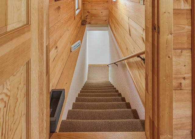 Stairs Leading Down to the Billiard Room