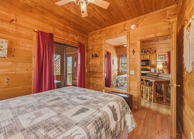 Ceiling Fan and Hot Tub Access