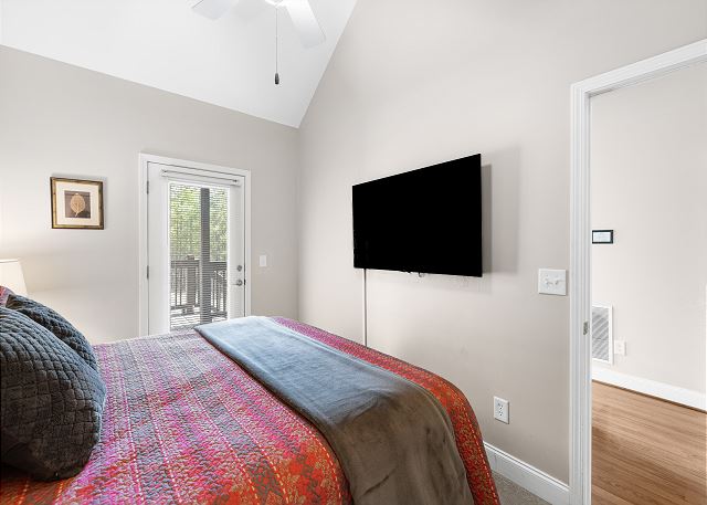 Guest Bedroom with Television