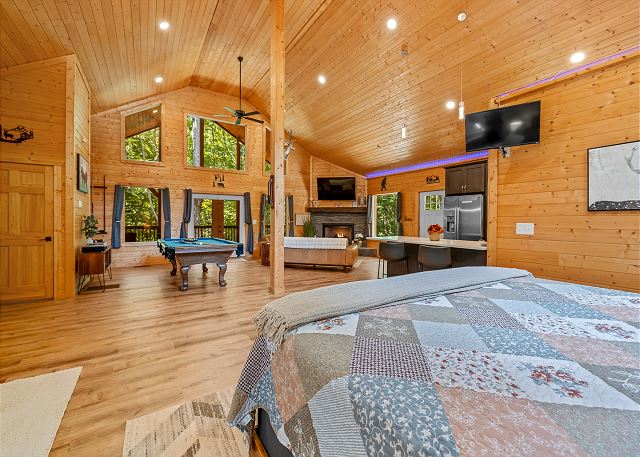 Extra large picturesque windows