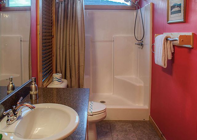 Upstairs Walk-in Shower