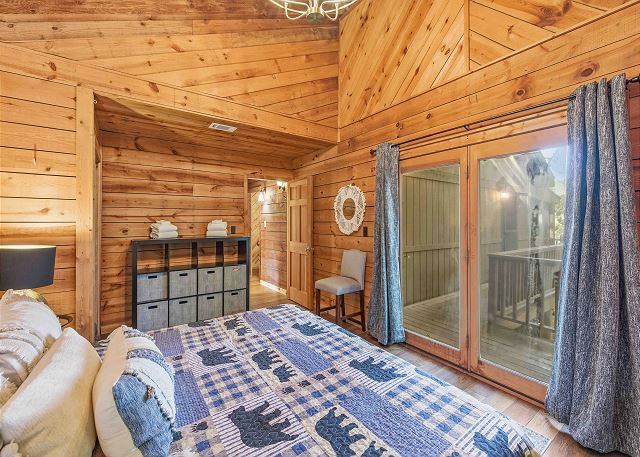 Looking out towards the front door.