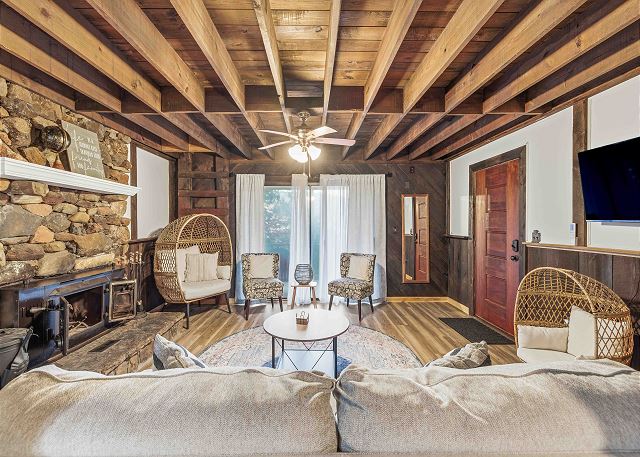 Downstairs Living Space with Television