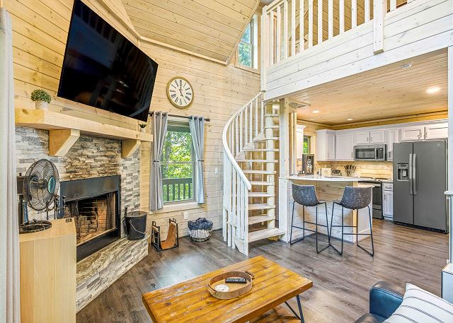 Seasonal Wood Burning Fireplace