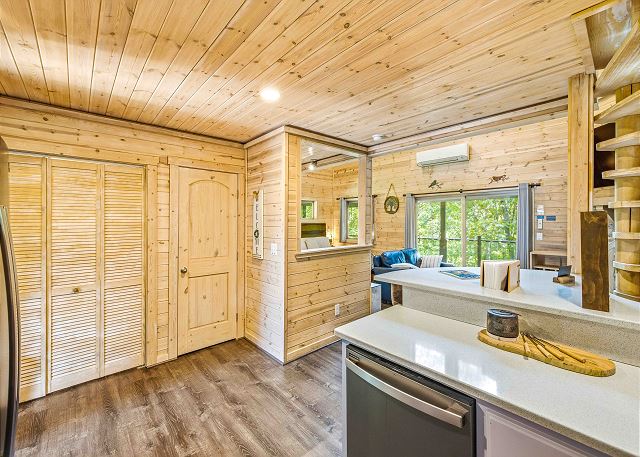 Laundry Area and Broom Closet